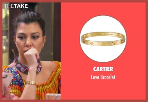 cartier gold bracelet kardashian